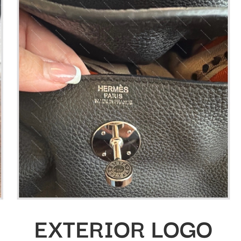 Hermes’ Lindy black Leather Women's Shoulder Bag - Picture 2 of 6